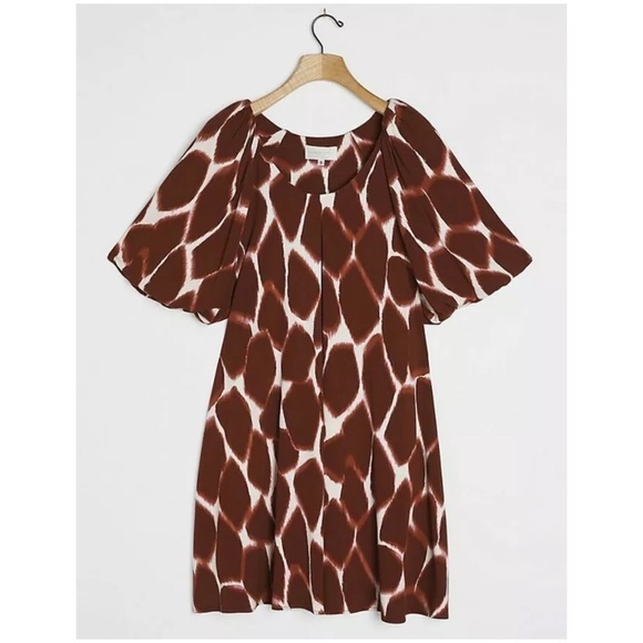 Nwt anthropologie Giraffe Tunic Dress XSP New - Picture 2 of 12